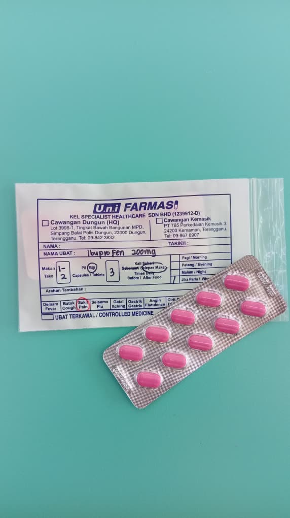 ibuprofen 200mg 10s